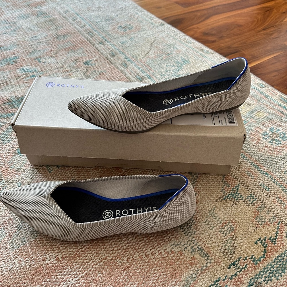 Rothy’s size 10.5 women’s pointy flats